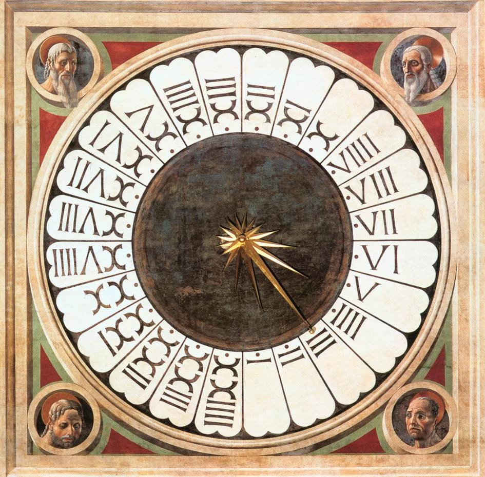 Orologio con Teste di Profeti - Duomo di Firenze